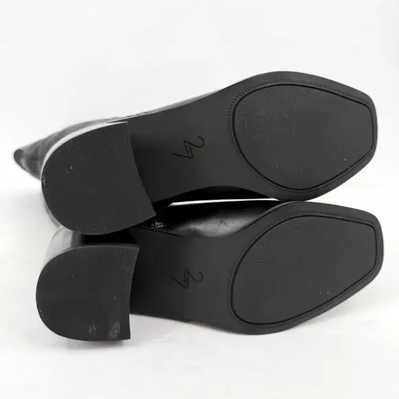 Naturalizer Womens dda Over-The-Knee Boots US 7 M Wide Calf Black Leather EUC - Picture 10 of 13